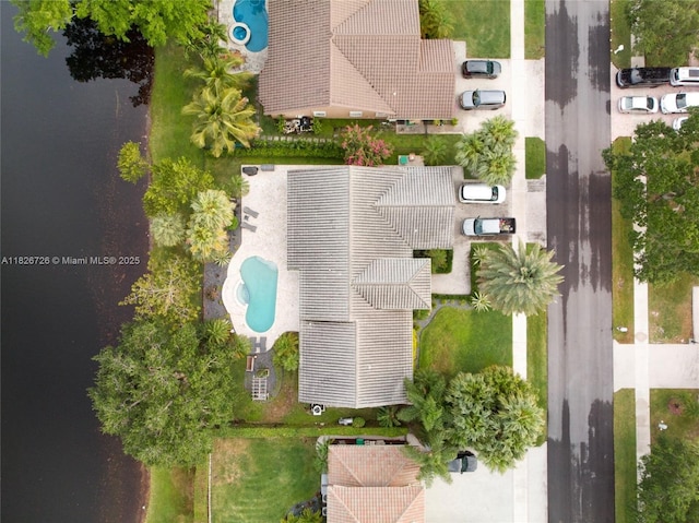 1732 SW 103rd Ln, Davie, FL 33324 - bird's eye view of a pool