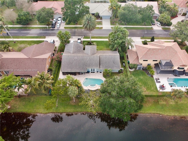 1732 SW 103rd Ln, Davie, FL 33324 - aerial view of residential area with a pool area