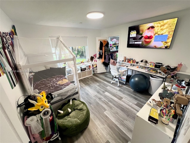 1732 SW 103rd Ln, Davie, FL 33324 - recreation room with wood finished floors