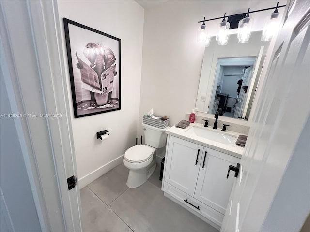 1732 SW 103rd Ln, Davie, FL 33324 - half bath with vanity and tile patterned flooring
