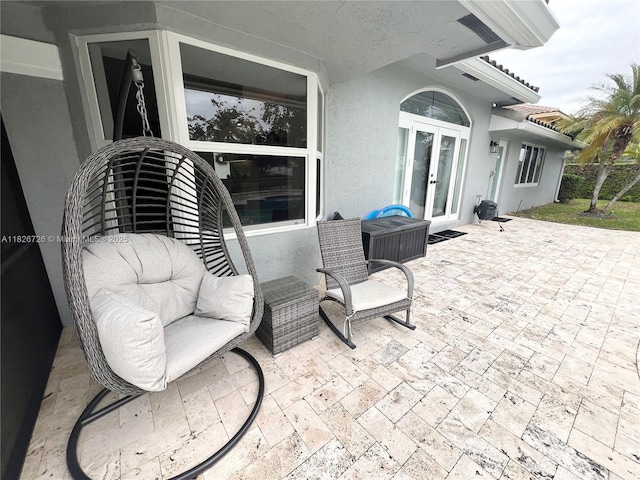 1732 SW 103rd Ln, Davie, FL 33324 - view of patio / terrace with french doors