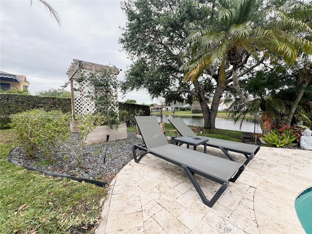 1732 SW 103rd Ln, Davie, FL 33324 - view of community featuring a patio area and a water view