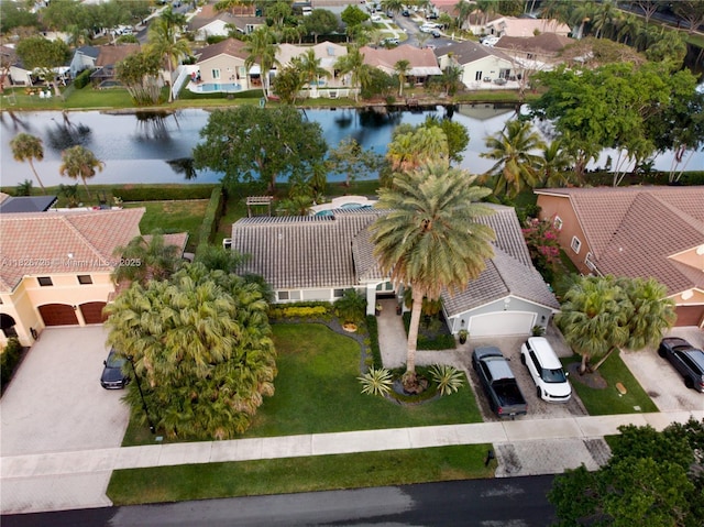 1732 SW 103rd Ln, Davie, FL 33324 - aerial view of residential area with a large body of water