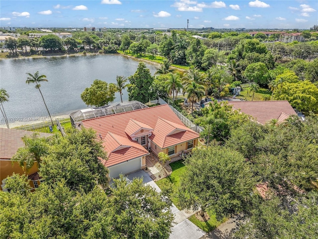 1720 SW 137th Way, Miramar, FL 33027 - aerial view of property and surrounding area with a large body of water
