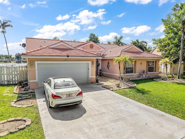 1720 SW 137th Way, Miramar, FL 33027 - single story home with concrete driveway, a tile roof, an attached garage, and stucco siding