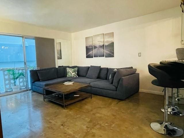 1698 Jefferson Ave Unit 9, Miami Beach, FL 33139 - living area with finished concrete floors