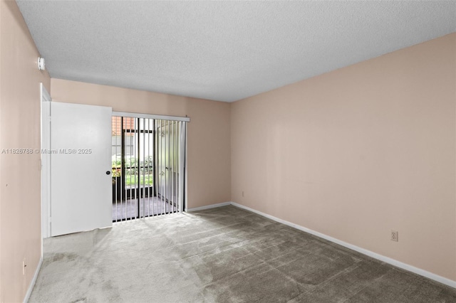 9852 NW 3rd Ct Unit 1, Plantation, FL 33324 - spare room with carpet and a textured ceiling