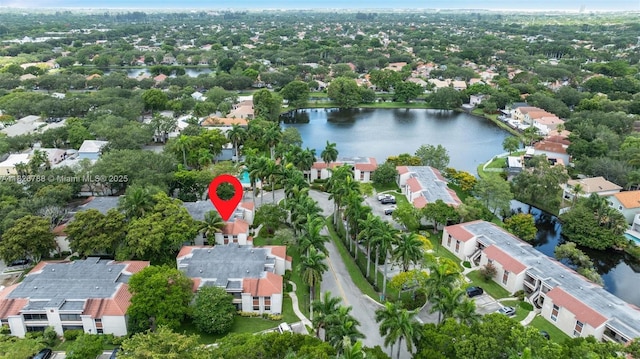 9852 NW 3rd Ct Unit 1, Plantation, FL 33324 - aerial perspective of suburban area featuring a large body of water