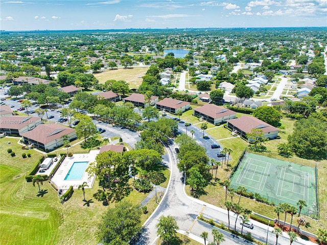 6286 Chasewood Dr Unit G, Jupiter, FL 33458 - aerial view of residential area with a pool area