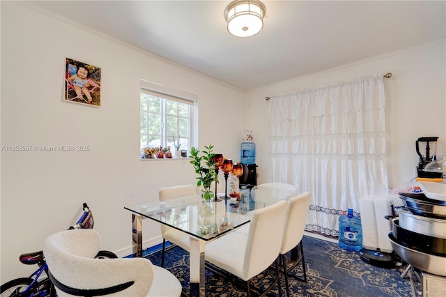 13645 NW 3rd Ave, North Miami, FL 33168 - dining space featuring crown molding