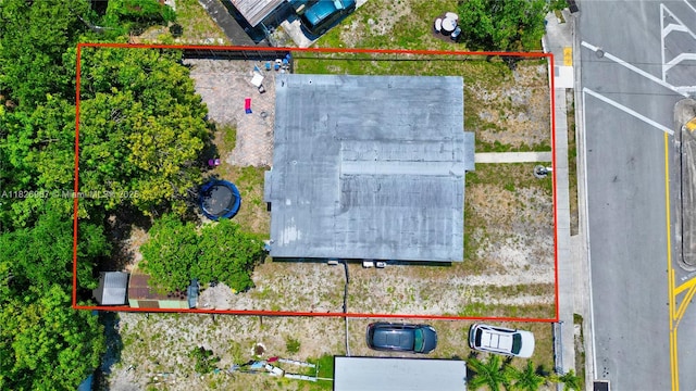 13645 NW 3rd Ave, North Miami, FL 33168 - aerial overview of property's location featuring property parcel outlined