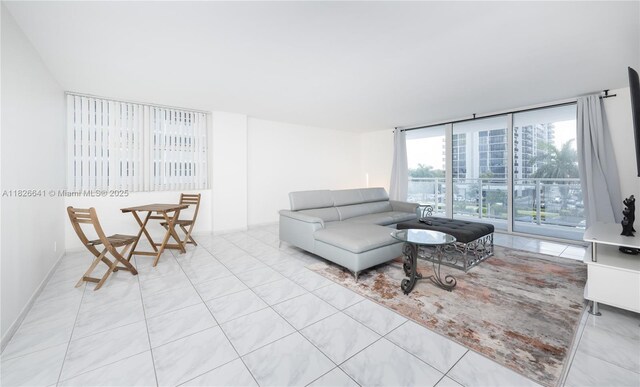 2030 S Ocean Dr Unit 227, Hallandale Beach, FL 33009 - living room with expansive windows