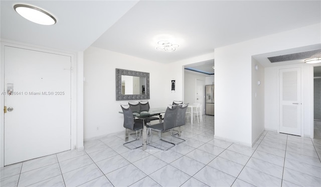 2030 S Ocean Dr Unit 227, Hallandale Beach, FL 33009 - dining room featuring light tile patterned floors