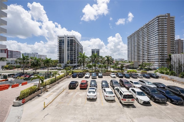 2030 S Ocean Dr Unit 227, Hallandale Beach, FL 33009 - uncovered parking lot with a view of city