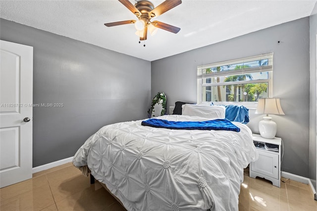 1428 SE 4th Ave Unit 146, Deerfield Beach, FL 33441 - bedroom featuring light tile patterned floors and ceiling fan