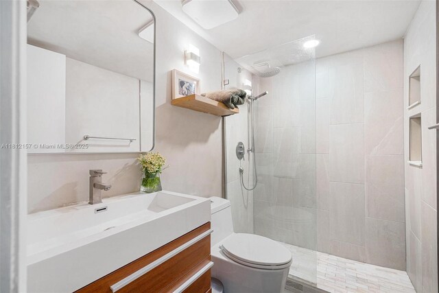 1900 Meridian Ave Unit 204, Miami Beach, FL 33139 - full bath featuring vanity and a walk in shower
