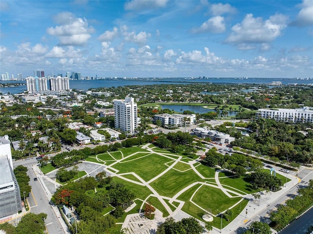 1900 Meridian Ave Unit 204, Miami Beach, FL 33139 - bird's eye view of city skyline and a large body of water
