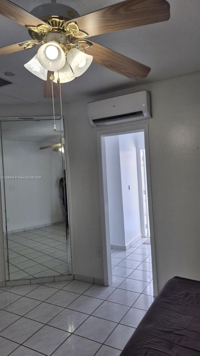 7322 SW 134th Pl, Miami, FL 33183 - hall featuring an AC wall unit and light tile patterned floors