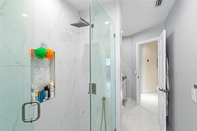 14288 SW 21st Ter, Miami, FL 33175 - full bathroom featuring a marble finish shower and marble finish flooring