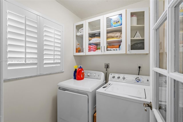 14288 SW 21st Ter, Miami, FL 33175 - laundry area featuring cabinet space and independent washer and dryer