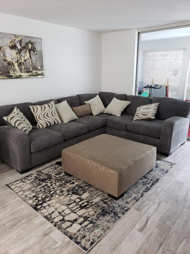 900 NE 12th Ave Unit 302, Hallandale Beach, FL 33009 - living area with wood finished floors