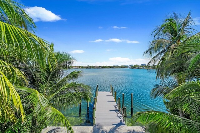 1311 Stillwater Dr, Miami Beach, FL 33141 - dock with a water view
