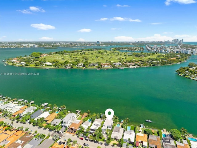 1311 Stillwater Dr, Miami Beach, FL 33141 - drone / aerial view of a nearby body of water