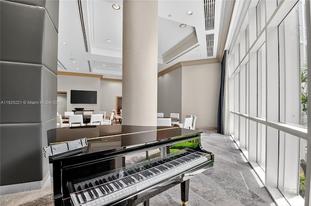 7000 Island Blvd Unit 1408, Aventura, FL 33160 - lobby featuring crown molding and recessed lighting