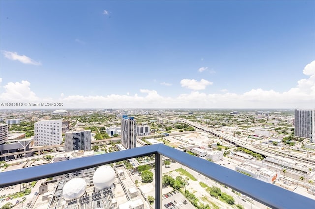 851 NE 1st Ave Unit 3308, Miami, FL 33132 - balcony featuring a view of city