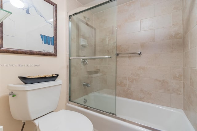 5 Island Ave Unit 6A, Miami Beach, FL 33139 - bathroom with toilet and combined bath / shower with glass door