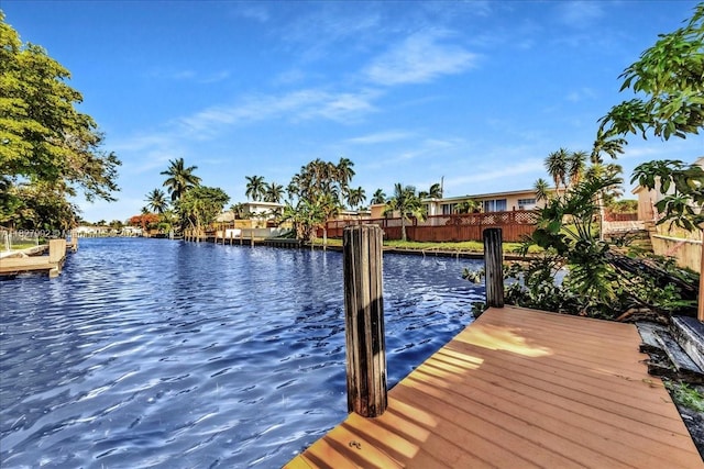 5890 SW 13th St, Plantation, FL 33317 - dock with a water view