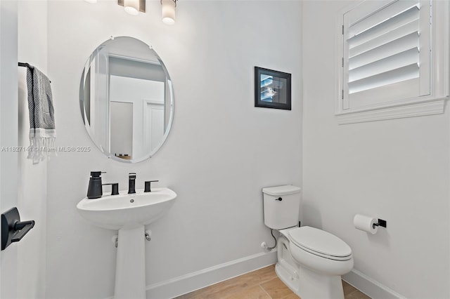 20161 SE Bridgewater Dr, Jupiter, FL 33458 - half bath with toilet and wood finished floors