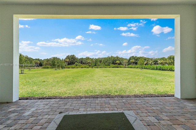 20161 SE Bridgewater Dr, Jupiter, FL 33458 - view of green lawn featuring a view of rural / pastoral area and a patio