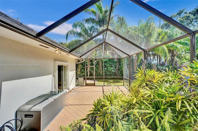 6731 SW 138th St, Palmetto Bay, FL 33158 - view of patio with glass enclosure