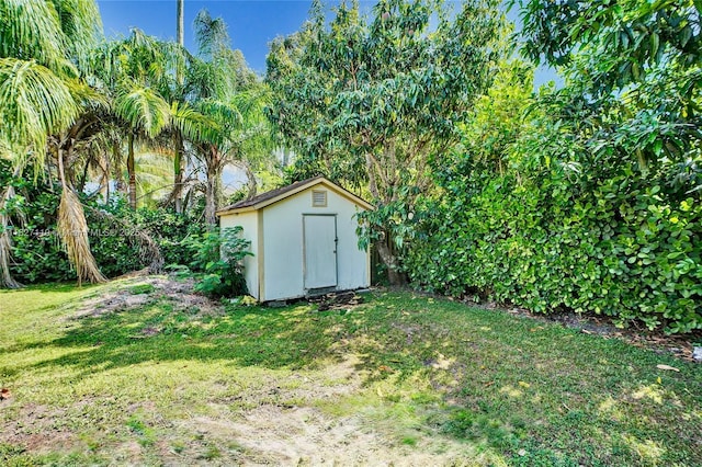 6731 SW 138th St, Palmetto Bay, FL 33158 - view of grassy yard with a storage shed