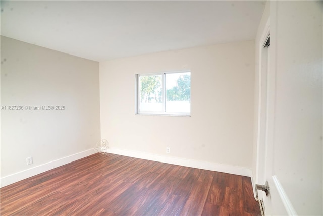 7985 NW 1st St, Margate, FL 33063 - spare room with wood finished floors and baseboards