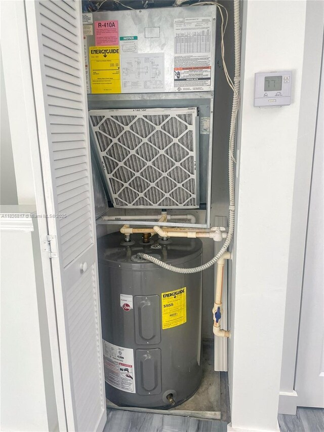 2009 SE 10th Ave Unit 318, Fort Lauderdale, FL 33316 - utility room featuring water heater