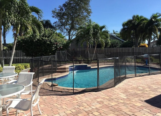 763 S Wind Cir, Sunrise, FL 33326 - view of pool with a patio area and a fenced backyard