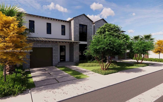 272 NW 59th St Tha, Unit Tha, Miami, FL 33127 - contemporary home featuring driveway and a garage