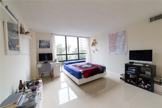 1450 Brickell Bay Dr Unit 311, Miami, FL 33131 - tiled bedroom featuring a desk