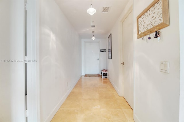 14951 Royal Oaks Ln Unit 908, North Miami, FL 33181 - hallway with baseboards and light tile patterned floors