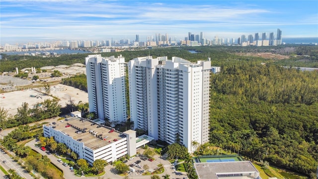 14951 Royal Oaks Ln Unit 908, North Miami, FL 33181 - drone / aerial view of skyline