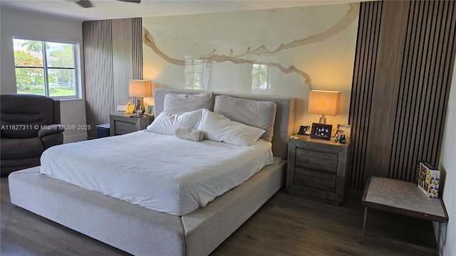 1425 Crossbill Ct, Weston, FL 33327 - bedroom with dark wood-style floors