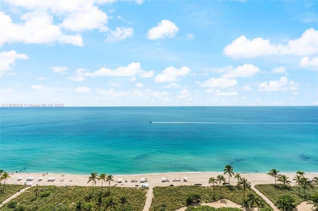 10203 Collins Ave Unit 1603, Bal Harbour, FL 33154 - water view featuring nearby beach
