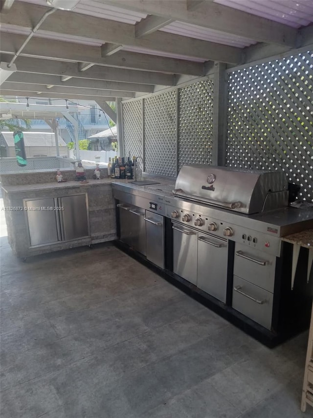 7400 NW 1st Ct, Pembroke Pines, FL 33024 - view of patio with area for grilling and a sink