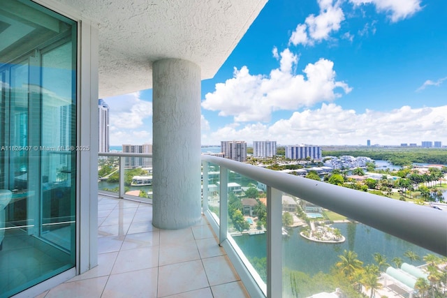 16400 Collins Ave Unit 1845, Sunny Isles Beach, FL 33160 - balcony with a view of city and a water view