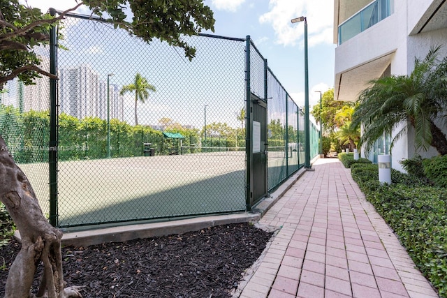 16400 Collins Ave Unit 1845, Sunny Isles Beach, FL 33160 - view of basketball court with a tennis court