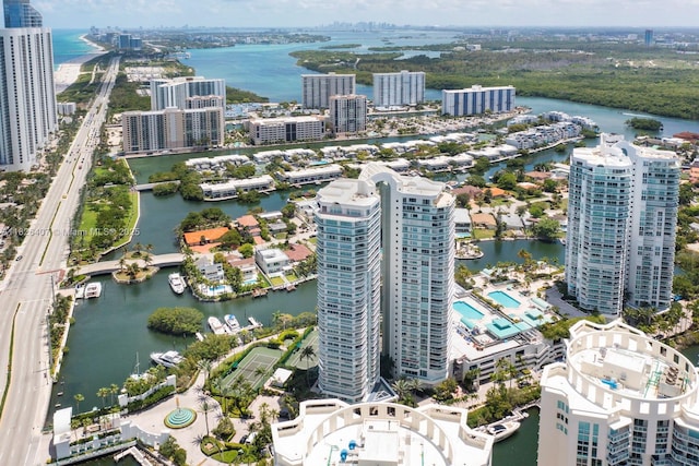 16400 Collins Ave Unit 1845, Sunny Isles Beach, FL 33160 - view of urban area with a large body of water and a pool