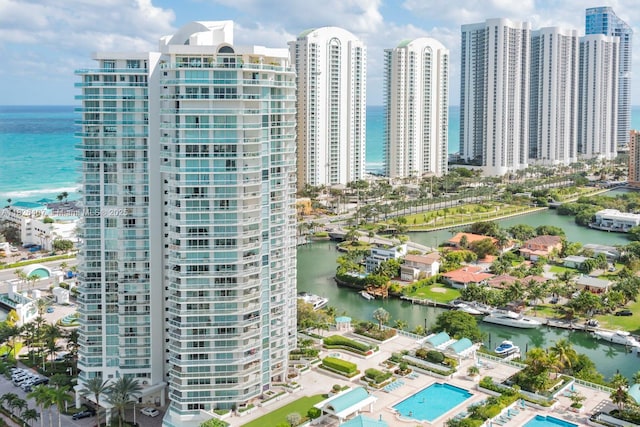 16400 Collins Ave Unit 1845, Sunny Isles Beach, FL 33160 - view of urban area with a large body of water