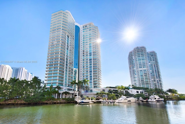 16400 Collins Ave Unit 1845, Sunny Isles Beach, FL 33160 - water view featuring nearby urban area